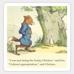 Fox and Chicken - Cultural Appropriation Sticker